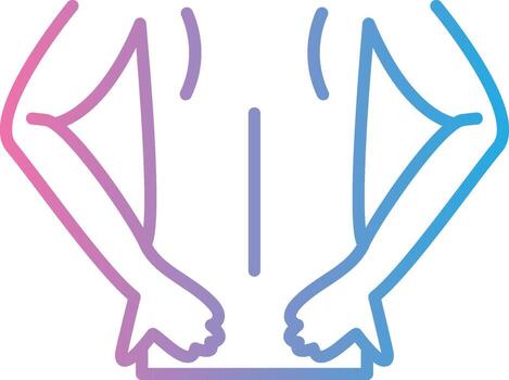 espalda brillante tono visual vector