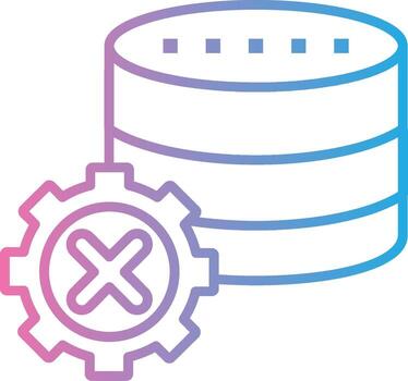 Database Muted Color Design vector