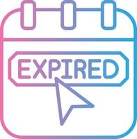 Expired Clean Frame Object vector