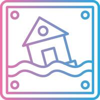 Flood Creative Sketch Element vector