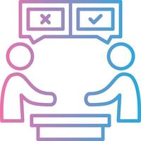 Mentoring Outlined Frame Object vector
