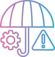 Mitigation Shadowed Flat Design vector