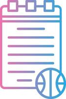 Notepad Muted Color Design vector