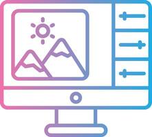 Photo Editing User Interface Mark vector
