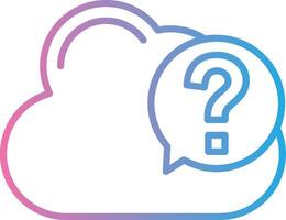 Question App Focused Design vector