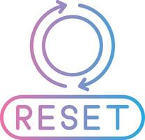 Reset App Based UI Graphic vector