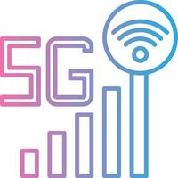 Signal Neon UI Symbol vector