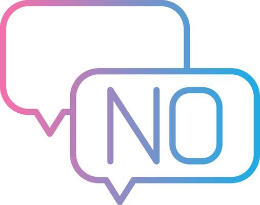 Speech Bubble Futuristic App Badge