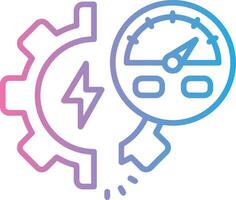 Acceleration Responsive App Shape vector