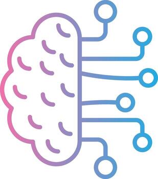 Artificial Intelligence App Based UI Graphic vector