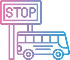 Bus Station Responsive App Shape vector