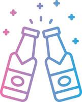Cheers Monotone Sketch Design vector
