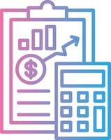 Financial Planning Wireframe App Design vector