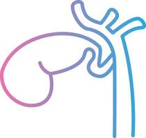 Gallbladder Minimal Graphic Visual vector