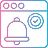 Reminder Modern Color Symbol vector