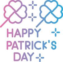 St Patricks Day Neon UI Symbol vector