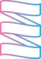 Zig Zag Detailed UI Piece vector