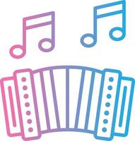 Accordion Minimal Art Object vector