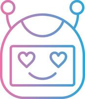 Bot Minimal Art Object vector