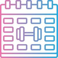 Calender Dark Mode Symbol vector