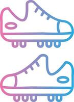 Cleats Modern Shape Graphic vector
