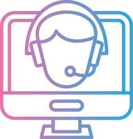 Customer Service 3D Rendered Symbol vector