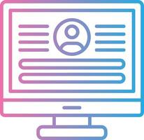Log In Neon UI Symbol vector