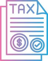 Payable Tax 3D Rendered Symbol vector