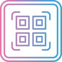 Qr Code Scan Modern Tech Object vector