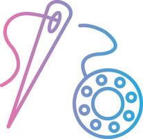 Sewing Tool Smooth App Visual vector
