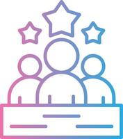 Team Leader Coded UI Symbol vector