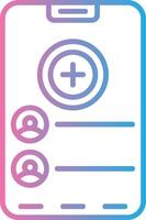 Add Friend Simplified Design Piece vector