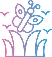 Butterfly Mobile App Illustration vector