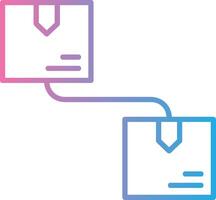 Connection Interface Line Graphic vector