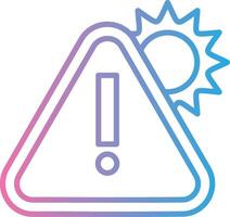 Danger Sharp Line Mark vector