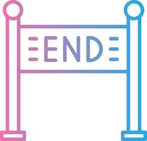 End Thin Line Element vector