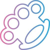 Knuckles Solid Fill Symbol vector