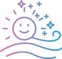Sun Coded UI Symbol vector