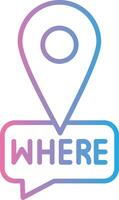 Where Sleek Visual Mark vector