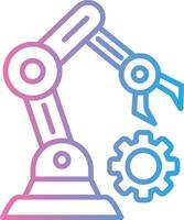 Robotic Minimal UI Element vector