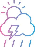 Weather Bold App Graphic vector