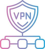 Vpn Gradient Style Element vector