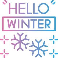 Winter Vibrant Visual Object vector
