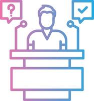 Answer Flat Design Piece vector