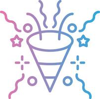 confetti Gradient Color Form vector
