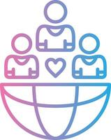 Demographic Minimal Design Badge vector