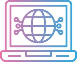 Globe User Interface Mark vector