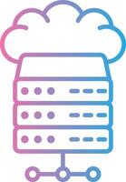 Hosting App Focused Design vector