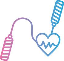Jumping Rope Creative Sketch Element vector