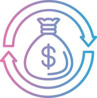 Return On Investment Minimal Graphic Visual vector